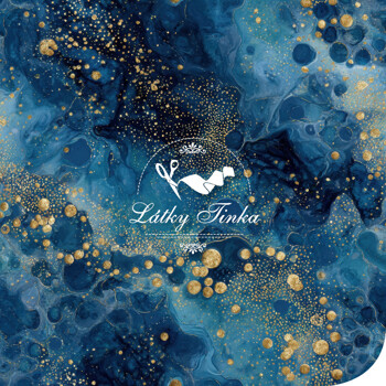 Úplet gold blue